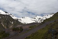 02D Mount Azau On Right From Cable Car To Krugozor Station 3000m To Start The Mount Elbrus Climb